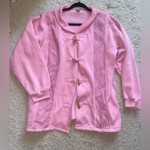 Vintage sweater jacket toggle button